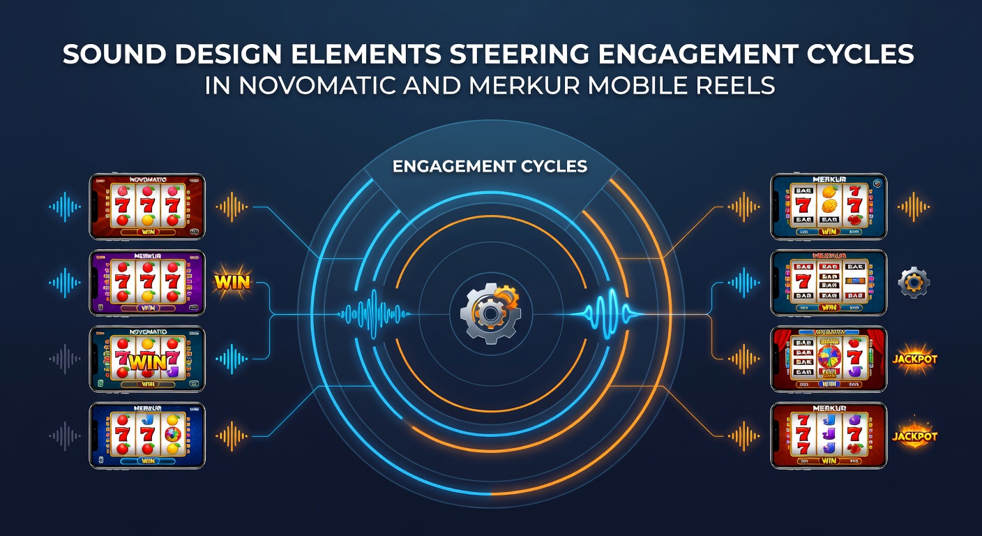 Detaillierte Darstellung von Sound-Layering und Engagement-Zyklen in Novomatic- sowie Merkur-Mobilreels