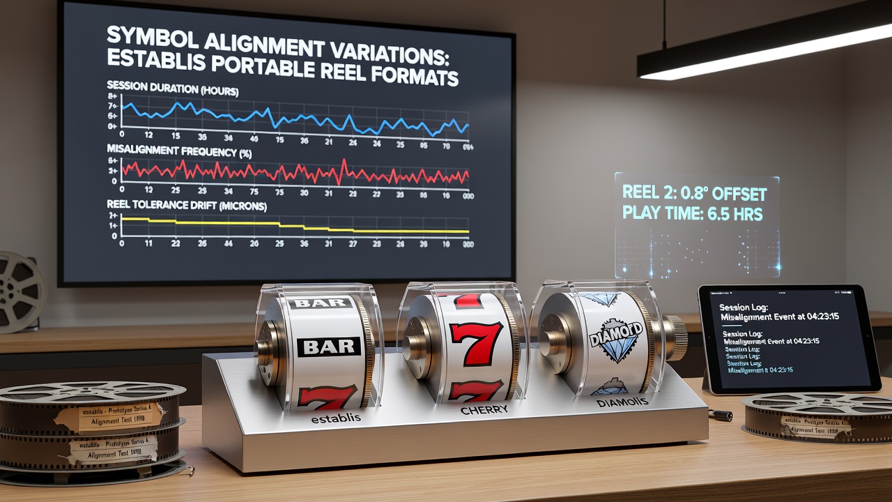 Extended play session data charts showing symbol alignment shifts across European portable reel formats