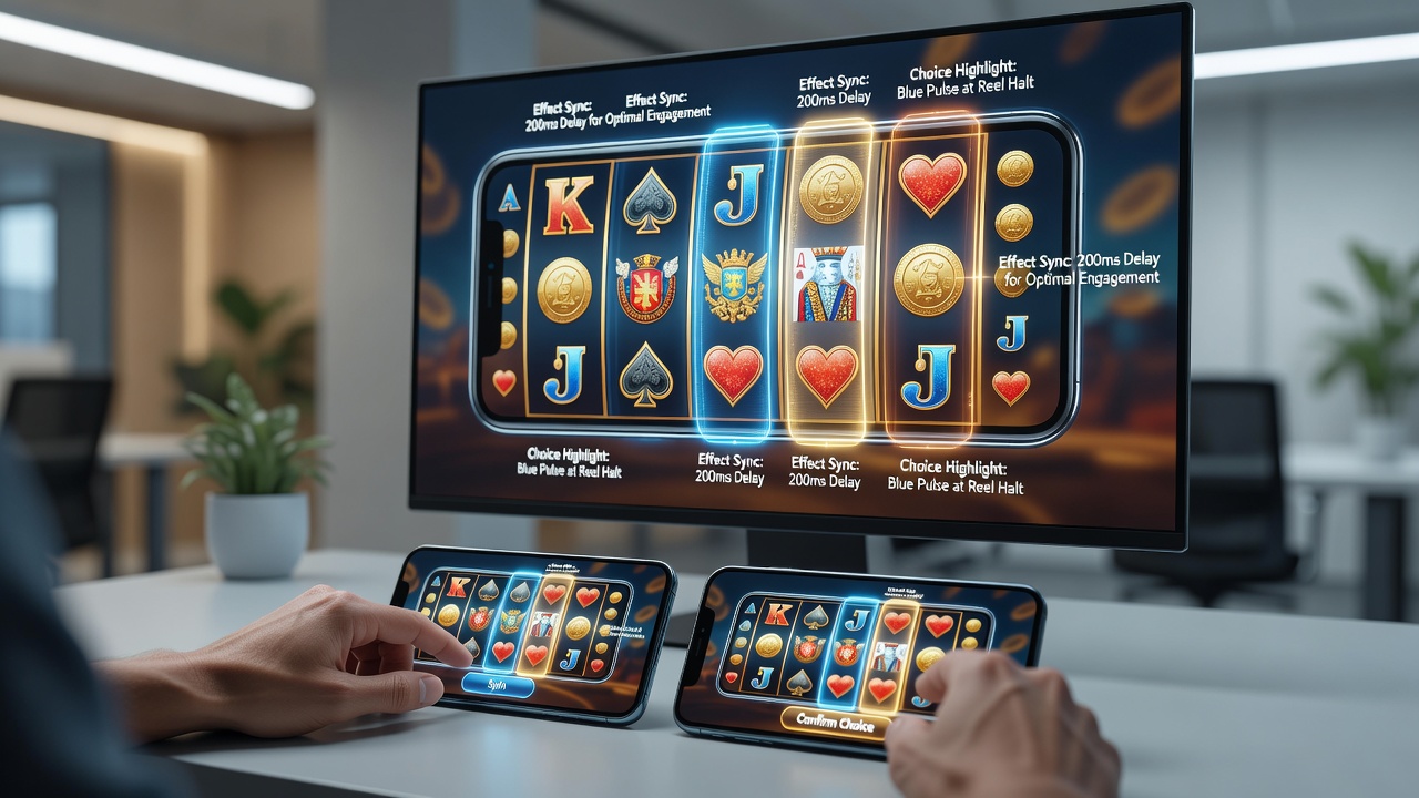 Timing visueller Effekte beeinflusst mobile Spielentscheidungen