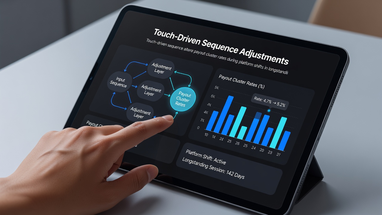 Analyse von Auszahlungsclustern bei Plattformwechseln mit Touch-Sequenzen in Novomatic- und Merkur-Reels